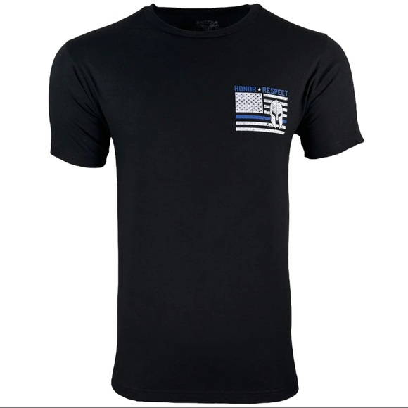 Howitzer Style Men's T-Shirt Defend The Line Military Grunt MFG - Picture 2 of 10